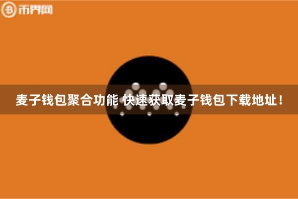 麦子钱包聚合功能 快速获取麦子钱包下载地址！