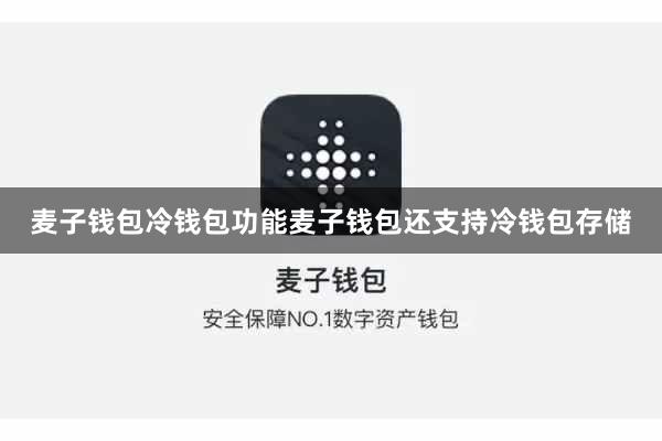 麦子钱包冷钱包功能麦子钱包还支持冷钱包存储