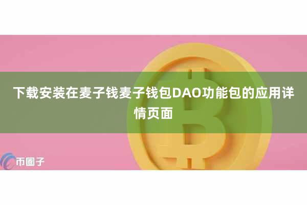 下载安装在麦子钱麦子钱包DAO功能包的应用详情页面