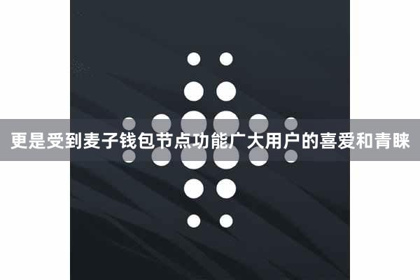 更是受到麦子钱包节点功能广大用户的喜爱和青睐