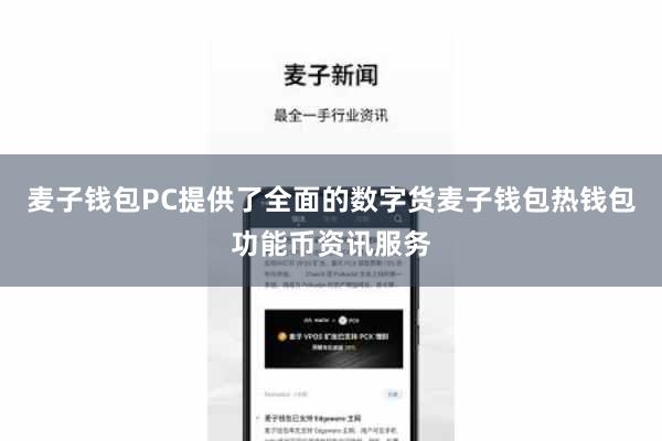 麦子钱包PC提供了全面的数字货麦子钱包热钱包功能币资讯服务