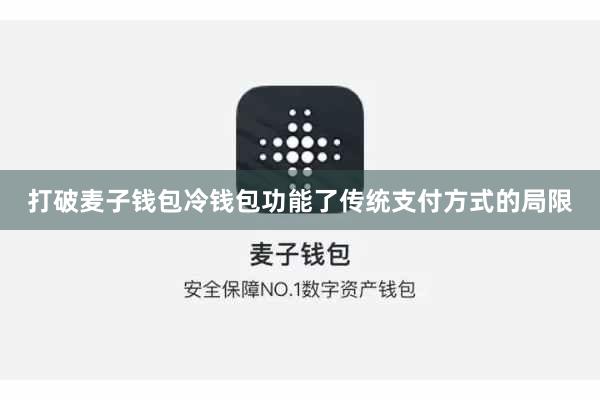 打破麦子钱包冷钱包功能了传统支付方式的局限