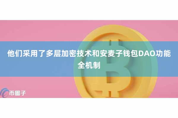 他们采用了多层加密技术和安麦子钱包DAO功能全机制
